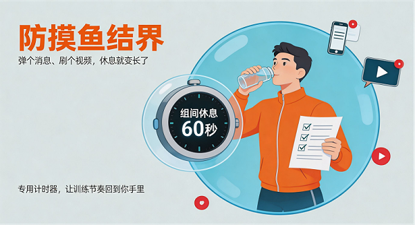 健身计时器防摸鱼